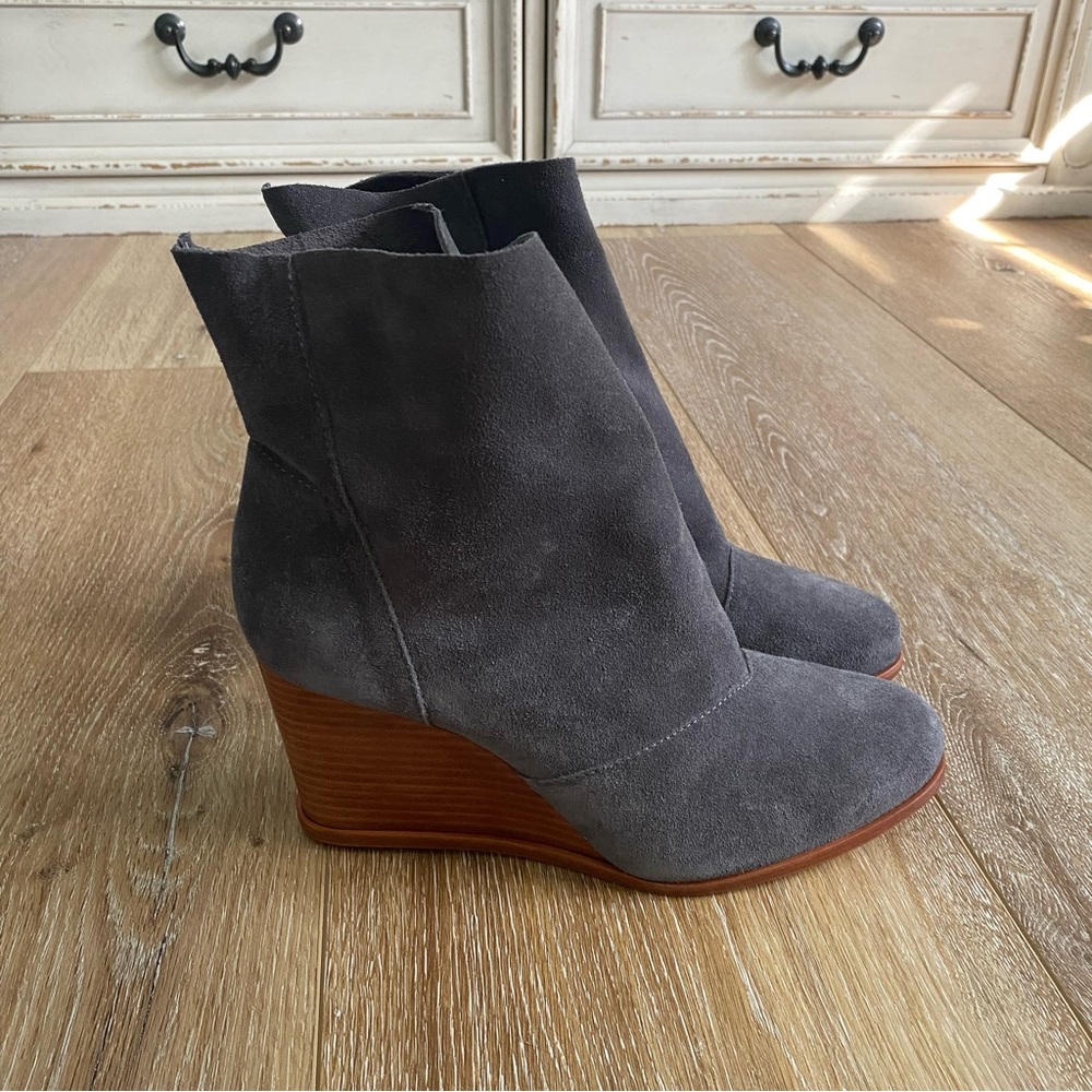 Matt Bernson Brooklyn wedge suede bootie